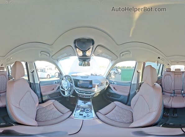 5UX23EM08S9X89051 2025 BMW X7 Green Widok wnętrza 360 stopni