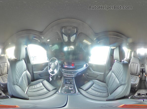 5UX23EM0XS9Y68348 2025 BMW X7 Gray Vista interior de 360 grados