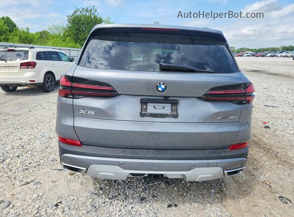5UX23EU02R9S16799 2024 BMW X5 Серый Вид сзади
