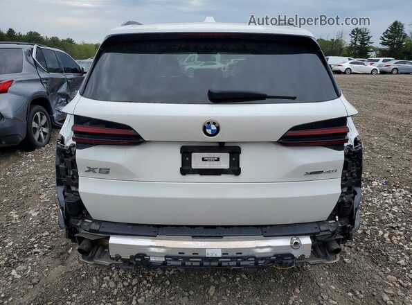 5UX23EU04R9S65082 2024 BMW X5 Белый Вид сзади