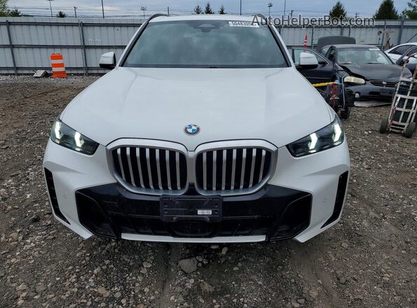 5UX23EU04R9S65082 2024 BMW X5 Белый Вид спереди