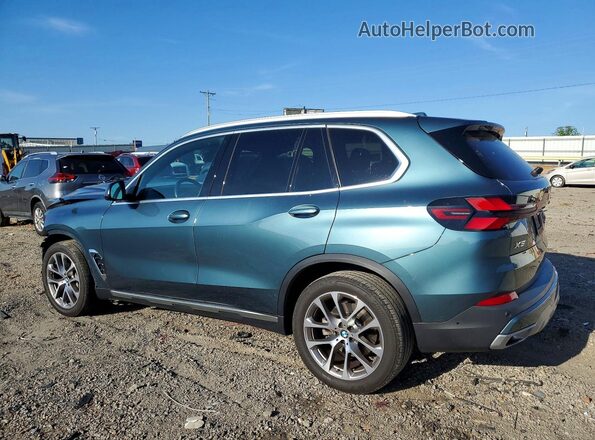 5UX23EU04R9V21172 2024 BMW X5 Зеленый Задняя левая четверть