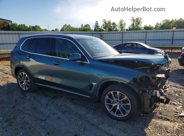 5UX23EU04R9V21172 2024 BMW X5 Зеленый Передняя правая четверть