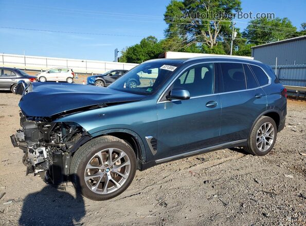 5UX23EU04R9V21172 2024 BMW X5 Зеленый Передняя левая четверть