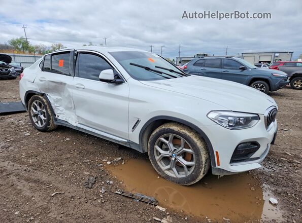 5UX2V1C00L9B80464 2020 BMW X4 Белый Передняя правая четверть