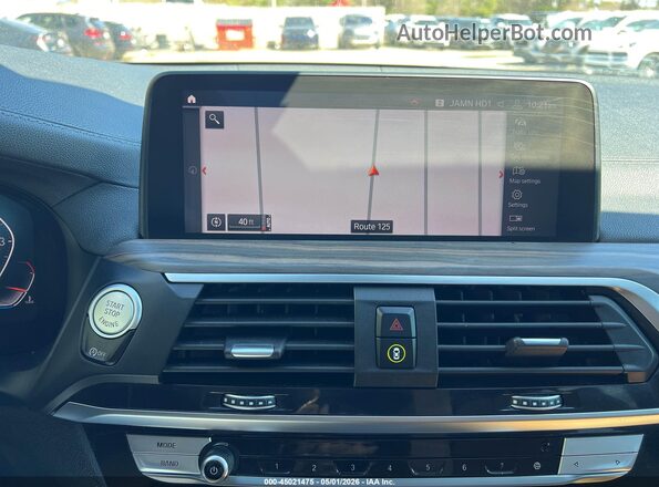 5UX2V1C01L9C64762 2020 BMW X4 Black Widok z przodu