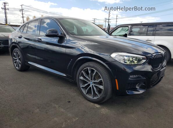 5UX2V1C02L9B14613 2020 BMW X4 Black Przód prawy