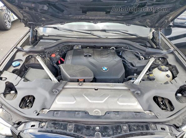 5UX2V1C02L9B14613 2020 BMW X4 Black Widok komory silnika