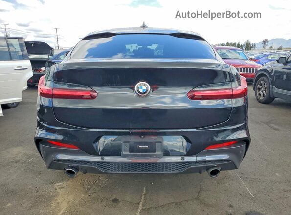 5UX2V1C02L9B14613 2020 BMW X4 Black Widok z tyłu