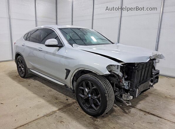 5UX2V1C07L9B46229 2020 BMW X4 Серебряный Передняя правая четверть