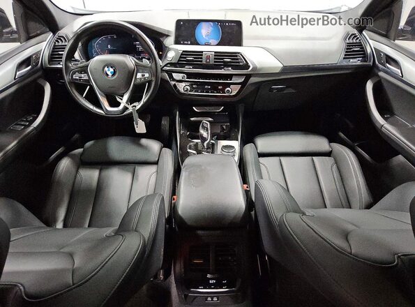 5UX2V1C07L9B46229 2020 BMW X4 Серебряный Вид панели приборов