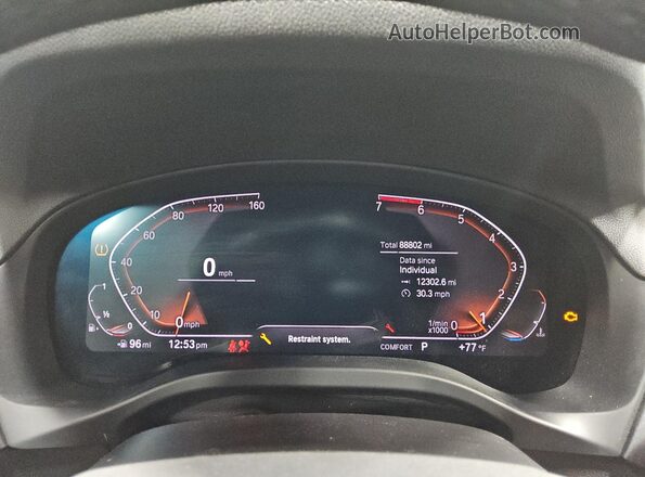 5UX2V1C07L9B46229 2020 BMW X4 Серебряный 