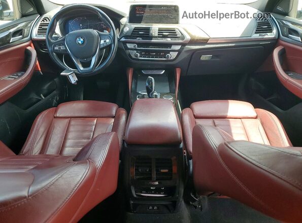 5UX2V1C07L9B75956 2020 BMW X4 Gray Vista del salpicadero