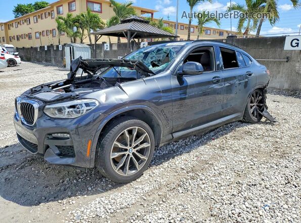 5UX2V1C07L9D00518 2020 BMW X4 Угольный Передняя левая четверть