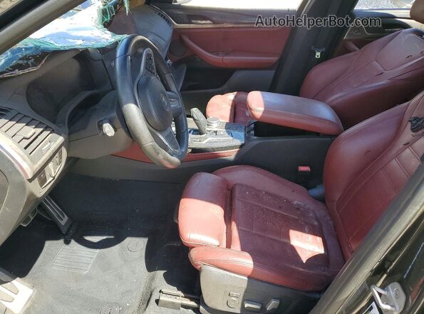 5UX2V1C07L9D00518 2020 BMW X4 Угольный Вид салона спереди
