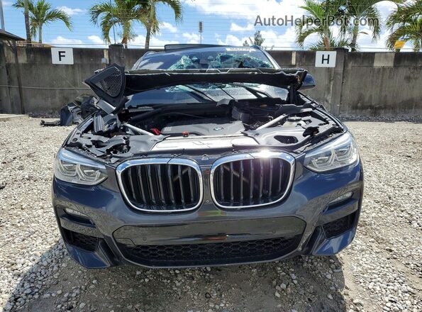 5UX2V1C07L9D00518 2020 BMW X4 Угольный Вид спереди