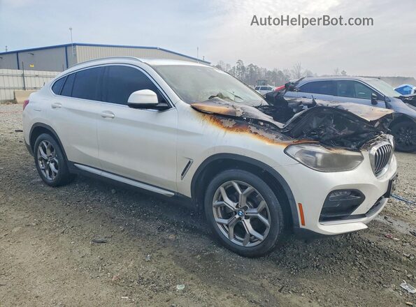 5UX2V1C09L9B97649 2020 BMW X4 White Przód prawy