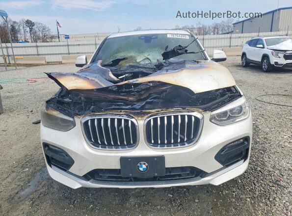 5UX2V1C09L9B97649 2020 BMW X4 White Widok z przodu