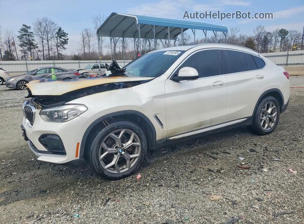 5UX2V1C09L9B97649 2020 BMW X4 White Przód lewy
