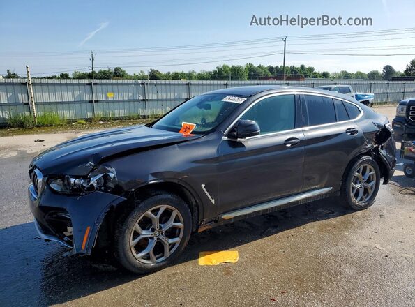 5UX2V1C0XLLE67474 2020 BMW X4 Black Front left