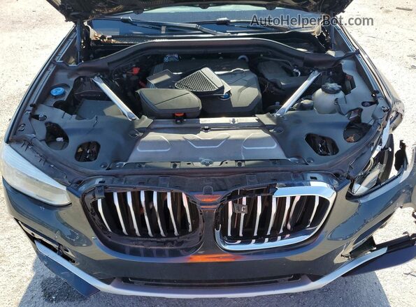 5UX2V1C0XLLE67474 2020 BMW X4 Black Engine compartment view