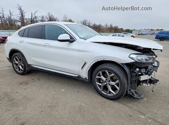 5UX33DT01R9W70929 2024 BMW X4 Белый Передняя правая четверть