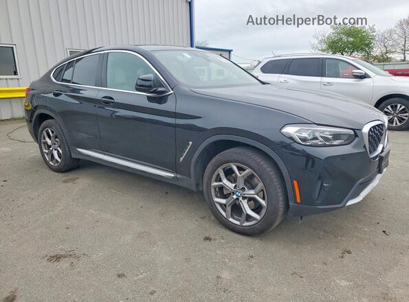 5UX33DT01S9108714 2025 BMW X4 Черный Передняя правая четверть