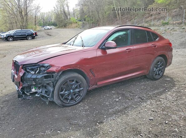 5UX33DT06P9R31386 2023 BMW X4 Red Front left