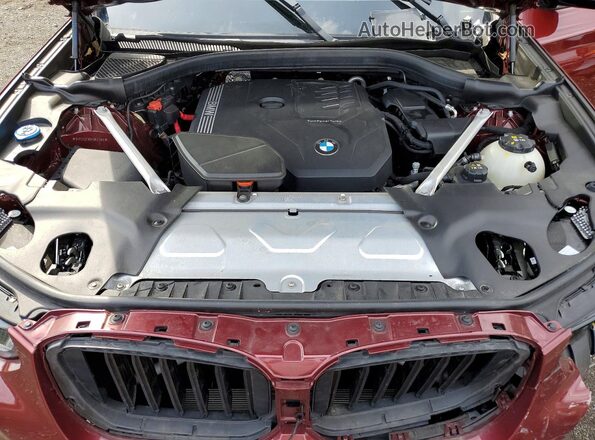 5UX33DT06P9R31386 2023 BMW X4 Red Engine compartment view