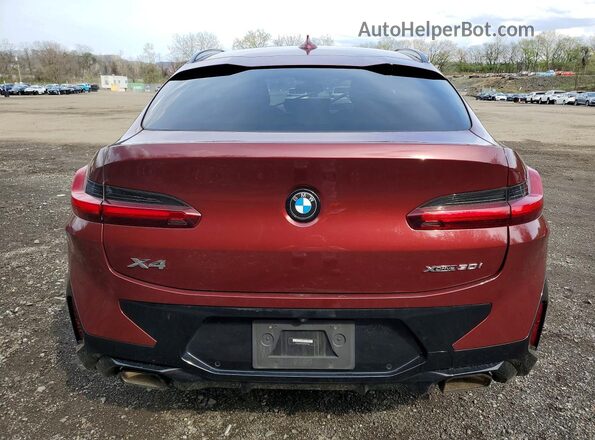 5UX33DT06P9R31386 2023 BMW X4 Red Rear view
