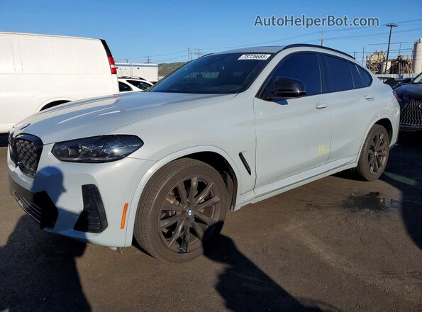 5UX33DT06P9S04894 2023 BMW X4 Gray Przód lewy