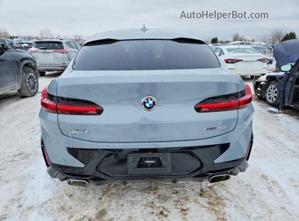 5UX33DT07N9K66947 2022 BMW X4 Gray Widok z tyłu