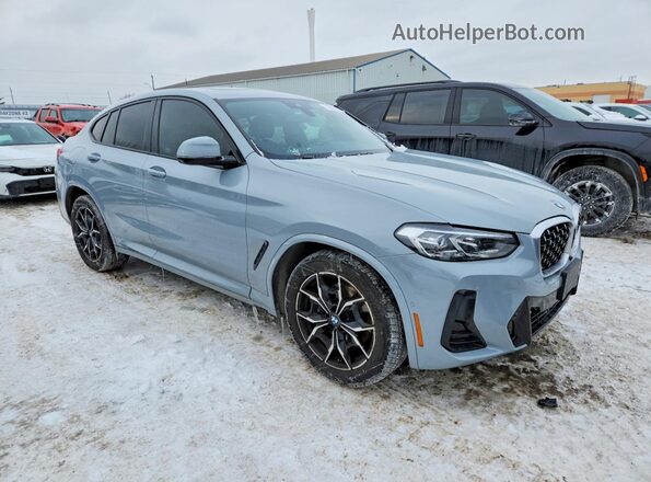 5UX33DT07N9K66947 2022 BMW X4 Gray Przód prawy