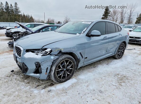 5UX33DT07N9K66947 2022 BMW X4 Gray Przód lewy