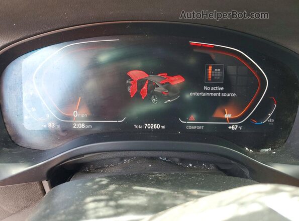 5UX33DT09P9P27875 2023 BMW X4 Угольный Вид щитка приборов