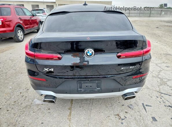 5UX33DT0XR9U84418 2024 BMW X4 Черный Вид сзади