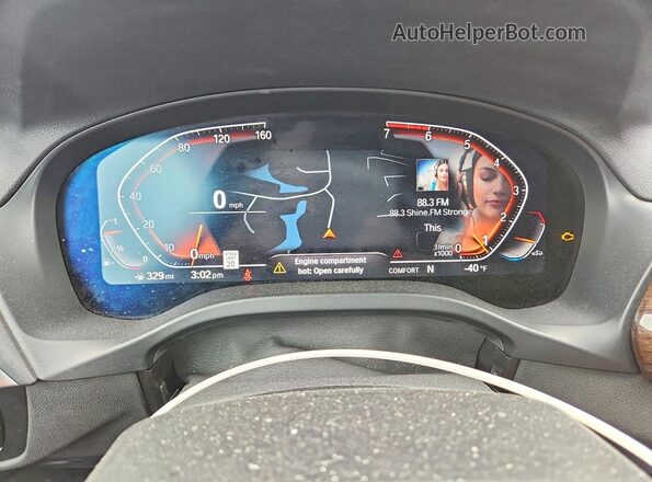 5UX33DT0XR9U84418 2024 BMW X4 Черный Вид щитка приборов