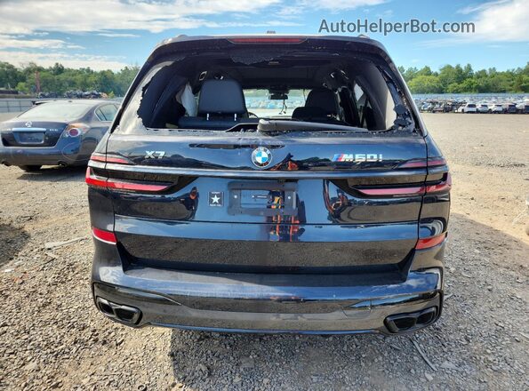 5UX33EM07S9X73329 2025 BMW X7 Blue Вид ззаду