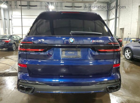 5UX33EM09S9Y51416 2025 BMW X7 Синий Вид сзади