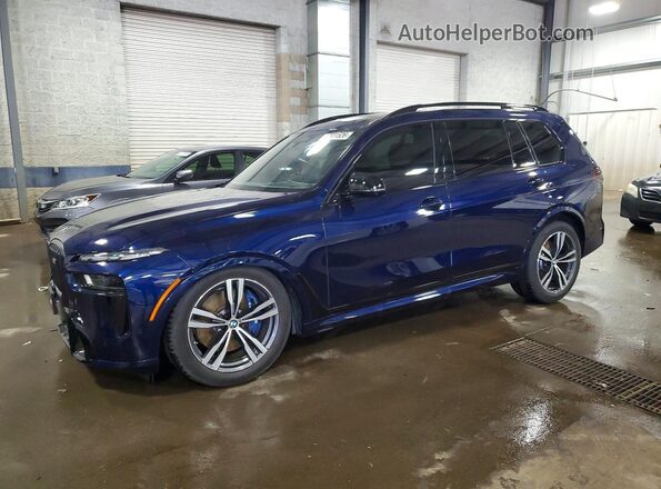 5UX33EM09S9Y51416 2025 BMW X7 Синий Передняя левая четверть
