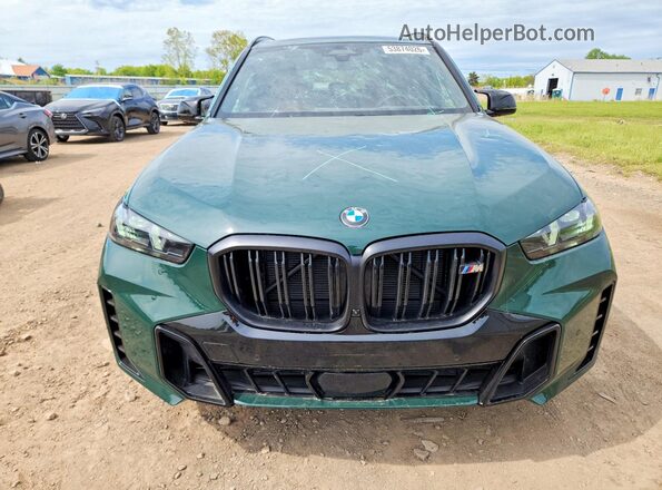 5UX33EU02R9S58782 2024 BMW X5 Зеленый Вид спереди