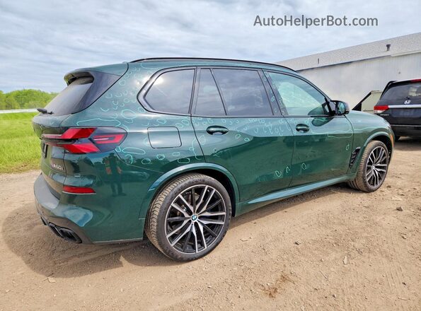 5UX33EU02R9S58782 2024 BMW X5 Зеленый Задняя правая четверть