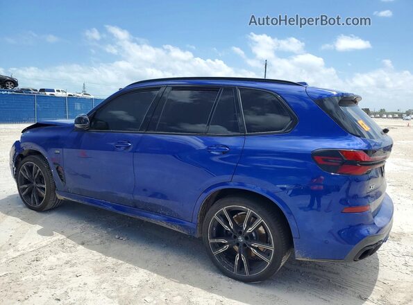 5UX33EU04R9S95624 2024 BMW X5 Blue Tył lewy