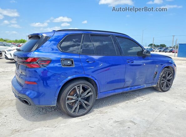 5UX33EU04R9S95624 2024 BMW X5 Blue Tył prawy