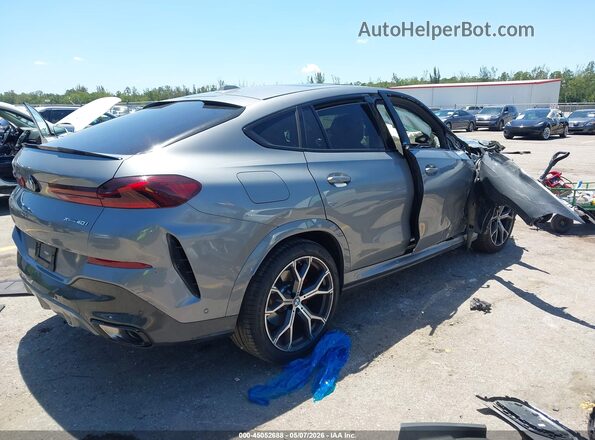 5UX33EX01R9S52323 2024 BMW X6 Серый Задняя правая четверть