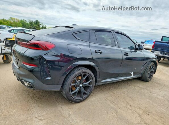 5UX33EX03S9W72705 2025 BMW X6 Black Tył prawy