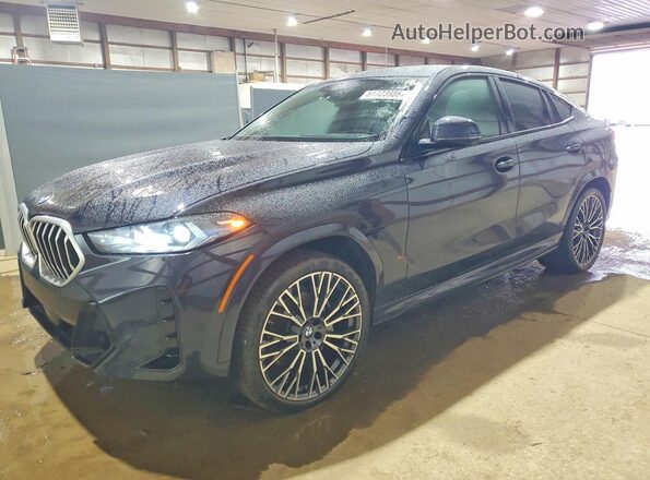 5UX33EX04R9W10028 2024 BMW X6 Blue Przód lewy
