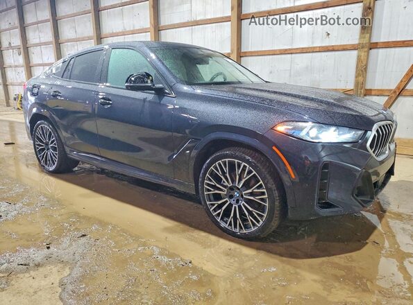 5UX33EX04R9W10028 2024 BMW X6 Blue Przód prawy