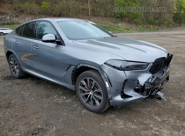 5UX33EX06R9S41334 2024 BMW X6 Gray Передня права чверть