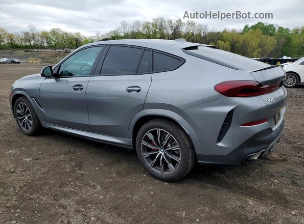 5UX33EX06R9S41334 2024 BMW X6 Gray Задня ліва чверть